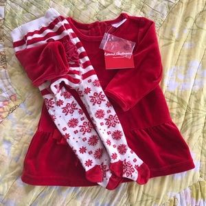 Hanna Andersson velvet dress NWT